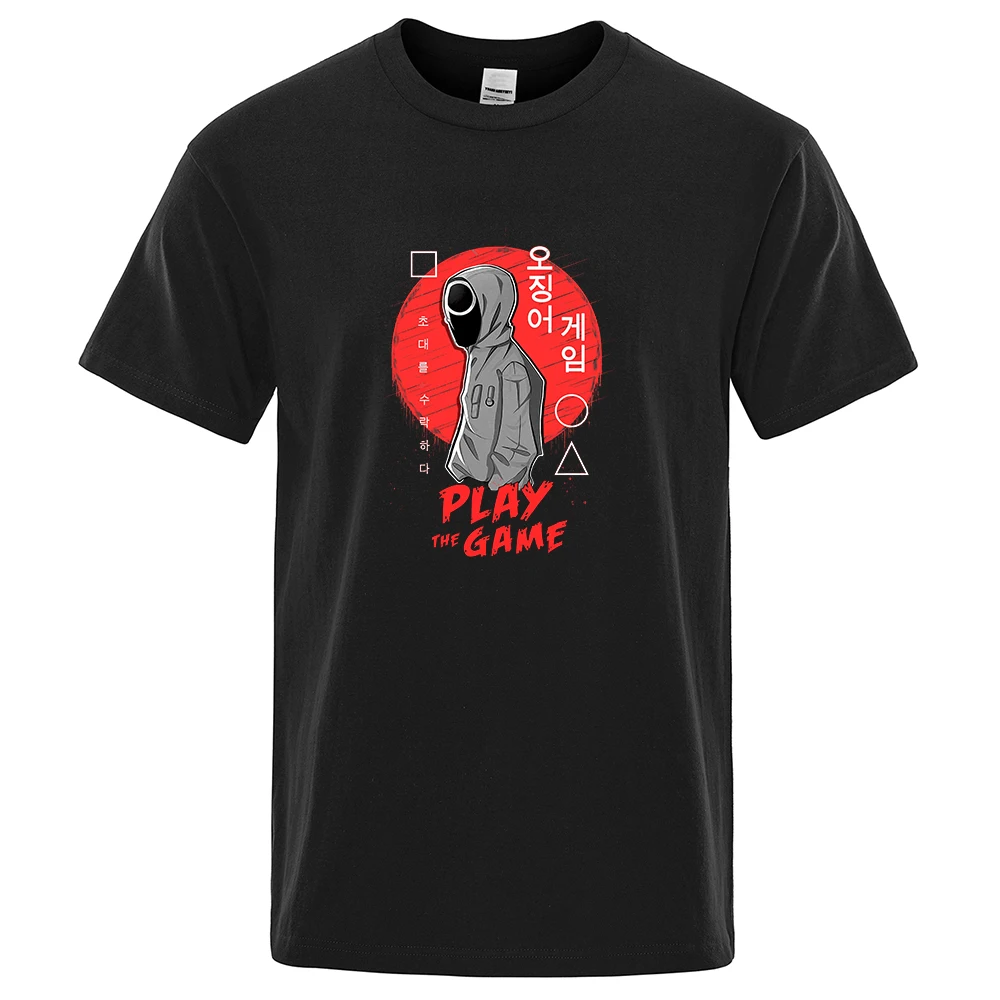 2021 New Squid Game Round Mask Red Clothes People Printed Male Tshirt Hip-Hop Pure Cotton Short Sleeve Clothe Hip-Hop Man Tshirt
2021 New Squid Game Round Mask Red Clothes People Printed Male Tshirt Hip-Hop Pure Cotton Short Sleeve Clothe Hip-Hop Man Tshirt