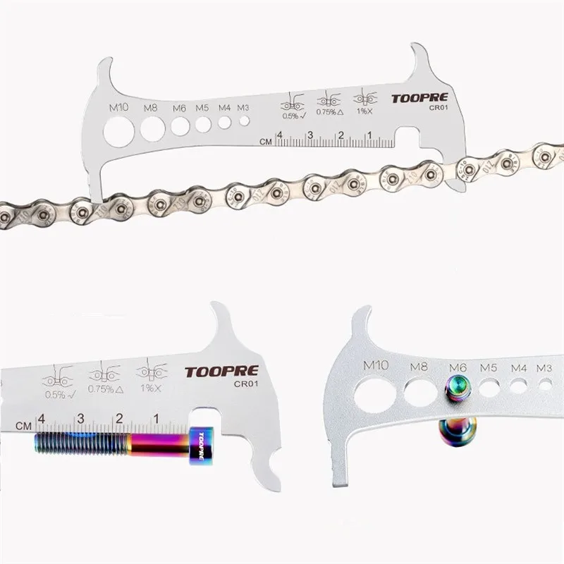 Bicycle Chain Repair Tool Chain Wear Checker MTB Mountain Bike Road Bicycle Chain Wear Check Tool Measuring Ruler
Bicycle Chain Repair Tool Chain Wear Checker MTB Mountain Bike Road Bicycle Chain Wear Check Tool Measuring Ruler