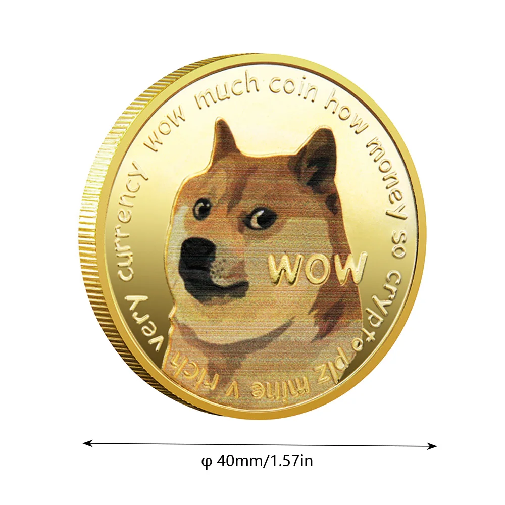 1PCS Creative Souvenir Gold Plated Bitcoin Coin Collectible Gift Doge Coin Art Collection Physical Silver Commemorative Coin
1PCS Creative Souvenir Gold Plated Bitcoin Coin Collectible Gift Doge Coin Art Collection Physical Silver Commemorative Coin