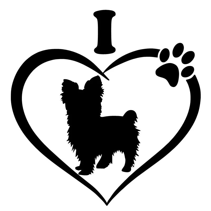 Creative I Love Yorkshire Terrier Car Sticker Accessories Vinyl PVC 15cm*15cm Motorcycle Car Styling Decal
Creative I Love Yorkshire Terrier Car Sticker Accessories Vinyl PVC 15cm*15cm Motorcycle Car Styling Decal
