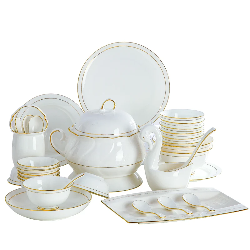 Bowl and Dish Set European creative plate combination Jingdezhen bone china tableware plate and bowl light luxury high-grade gif
Bowl and Dish Set European creative plate combination Jingdezhen bone china tableware plate and bowl light luxury high-grade gif