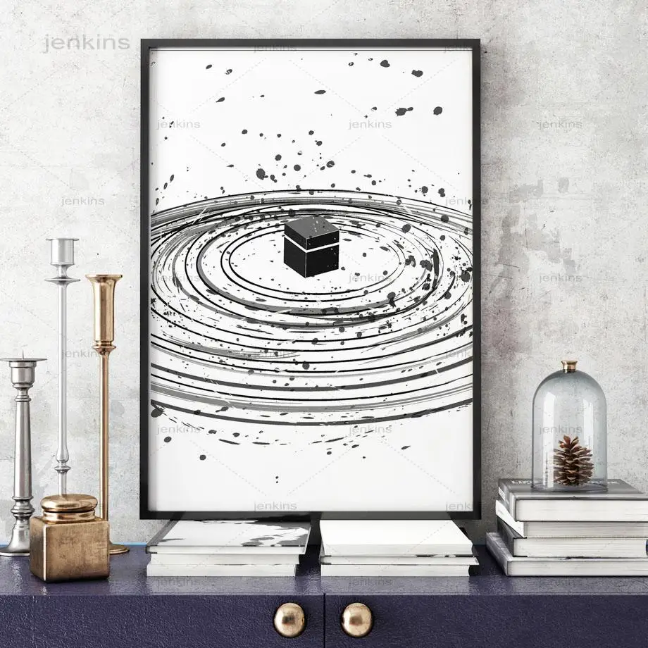 Abstract Great Mosque of Mecca Muslim Pilgrimage Wall Art Canvas Painting Picture for Living Room Decor Nordic Poster and Print
Abstract Great Mosque of Mecca Muslim Pilgrimage Wall Art Canvas Painting Picture for Living Room Decor Nordic Poster and Print
