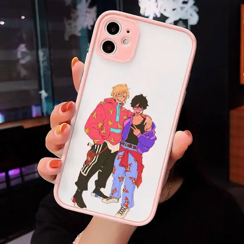 Banana Fish Japanese Anime Phone Cases matte transparent For iphone 7 8 11 12 plus mini x xs xr pro max luxury brand cover
Banana Fish Japanese Anime Phone Cases matte transparent For iphone 7 8 11 12 plus mini x xs xr pro max luxury brand cover