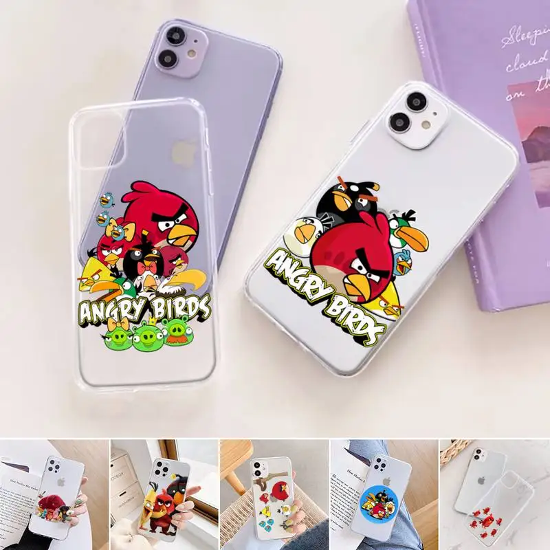 Angry Game Birds Phone Case Transparent for iPhone 11 12 6 7 8 Pro X XS Max XR Plus Silicone Soft TPU Clear mobile bags
Angry Game Birds Phone Case Transparent for iPhone 11 12 6 7 8 Pro X XS Max XR Plus Silicone Soft TPU Clear mobile bags