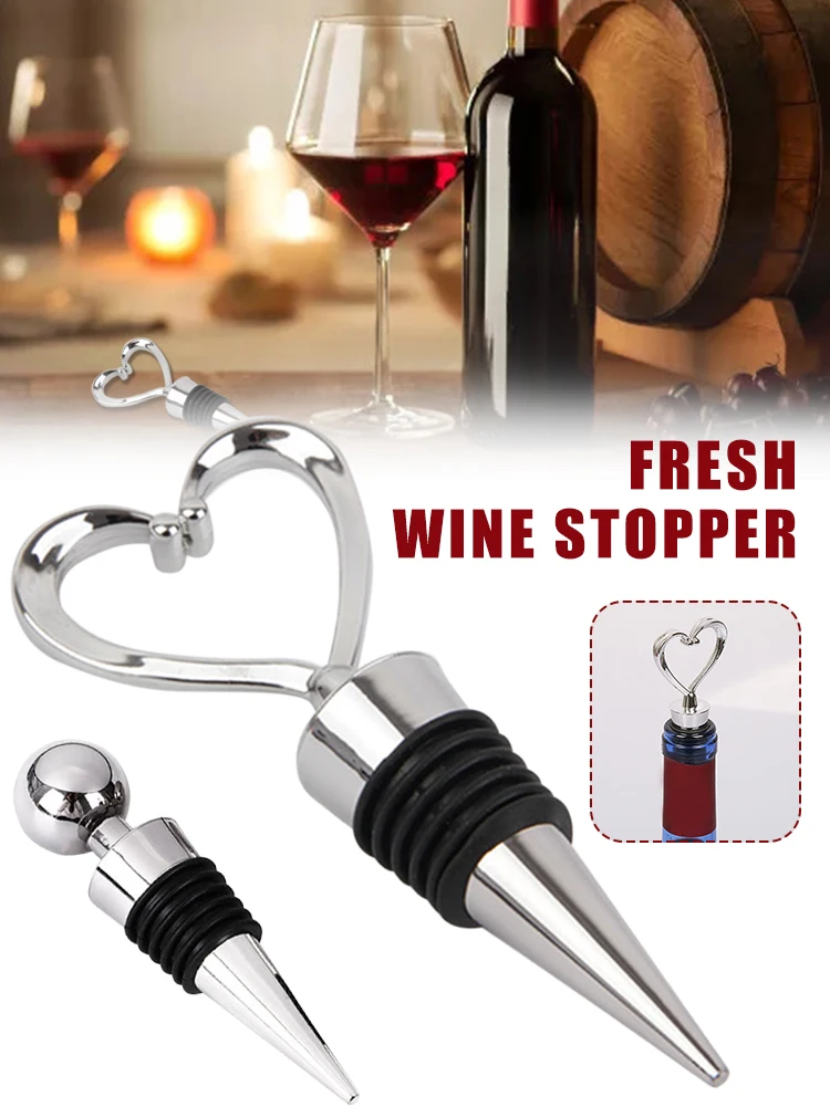 1 Pcs Wine Bottle Stopper Heart/Ball Shaped Red Wine Champagne Wine Bottle Stopper Wedding Bottle Cover Kitchen Accessories
1 Pcs Wine Bottle Stopper Heart/Ball Shaped Red Wine Champagne Wine Bottle Stopper Wedding Bottle Cover Kitchen Accessories