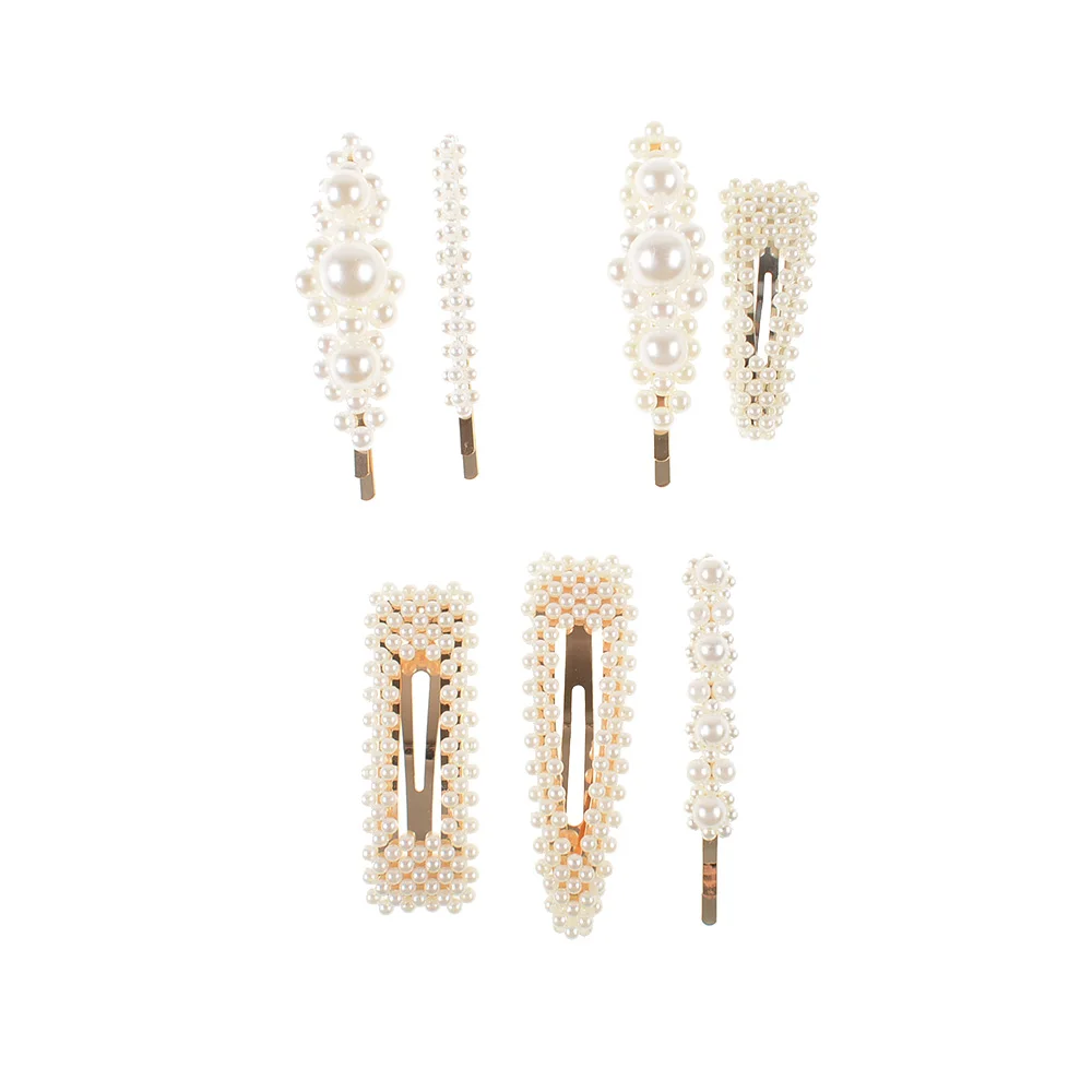 1Set Women Girls Elegant Pearls Hair Clips Sweet Headwear Hair Ornament Hairpins Barrettes Fashion Headband Hair Accessories
1Set Women Girls Elegant Pearls Hair Clips Sweet Headwear Hair Ornament Hairpins Barrettes Fashion Headband Hair Accessories