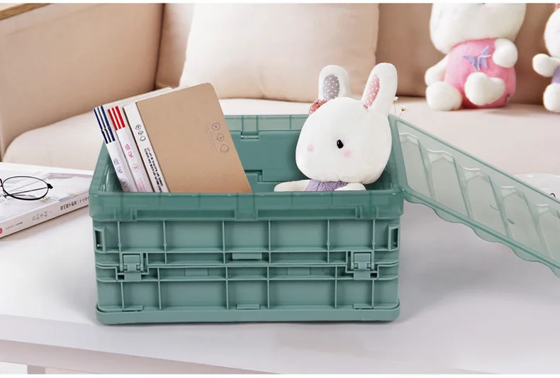 Folding Storage Box Plastic Transparent Storage Cosmetics Storage Box Bed Bottom Toy Clothes Sundries Sorting Box New Product
Folding Storage Box Plastic Transparent Storage Cosmetics Storage Box Bed Bottom Toy Clothes Sundries Sorting Box New Product