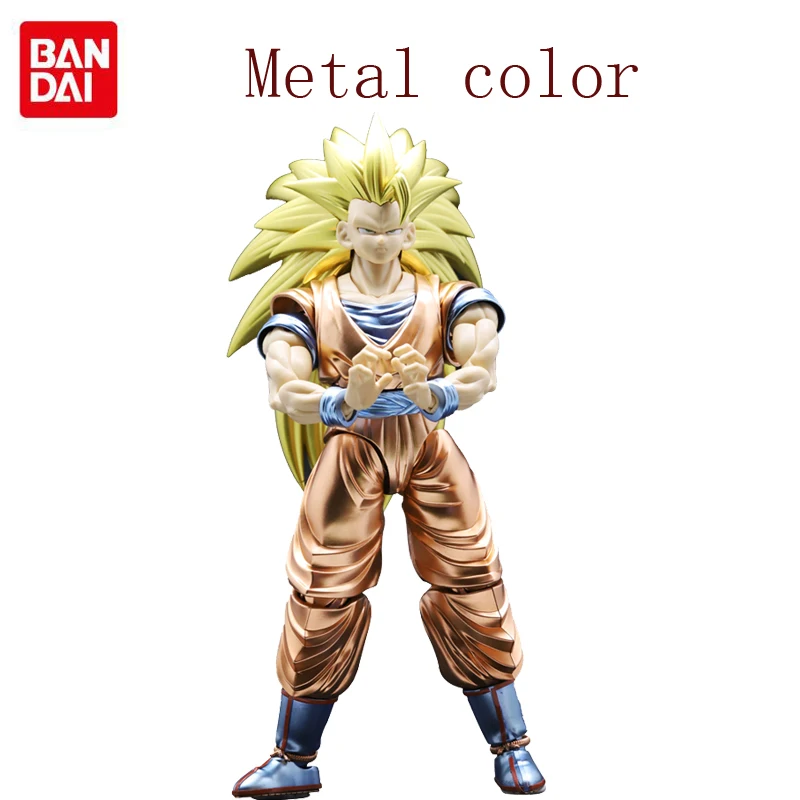 BANDAI Dragon Ball Metal Color Super Saiyan 3 Goku Figure-rise Assemblely Action Anime Assembly Model Figure Toys for Kids Gifts
BANDAI Dragon Ball Metal Color Super Saiyan 3 Goku Figure-rise Assemblely Action Anime Assembly Model Figure Toys for Kids Gifts