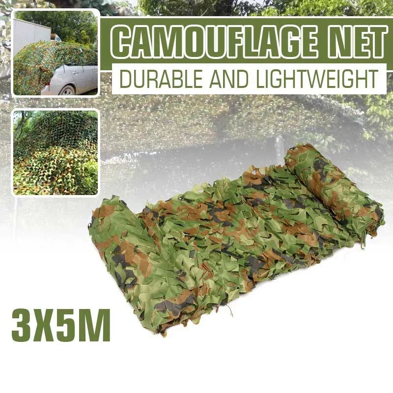 10X16FT 3X5M Woodland Camouflage Nets Car Cover Hunting Camo Nets Camping Sun Shelter Forest Camouflage Net Jungle
10X16FT 3X5M Woodland Camouflage Nets Car Cover Hunting Camo Nets Camping Sun Shelter Forest Camouflage Net Jungle