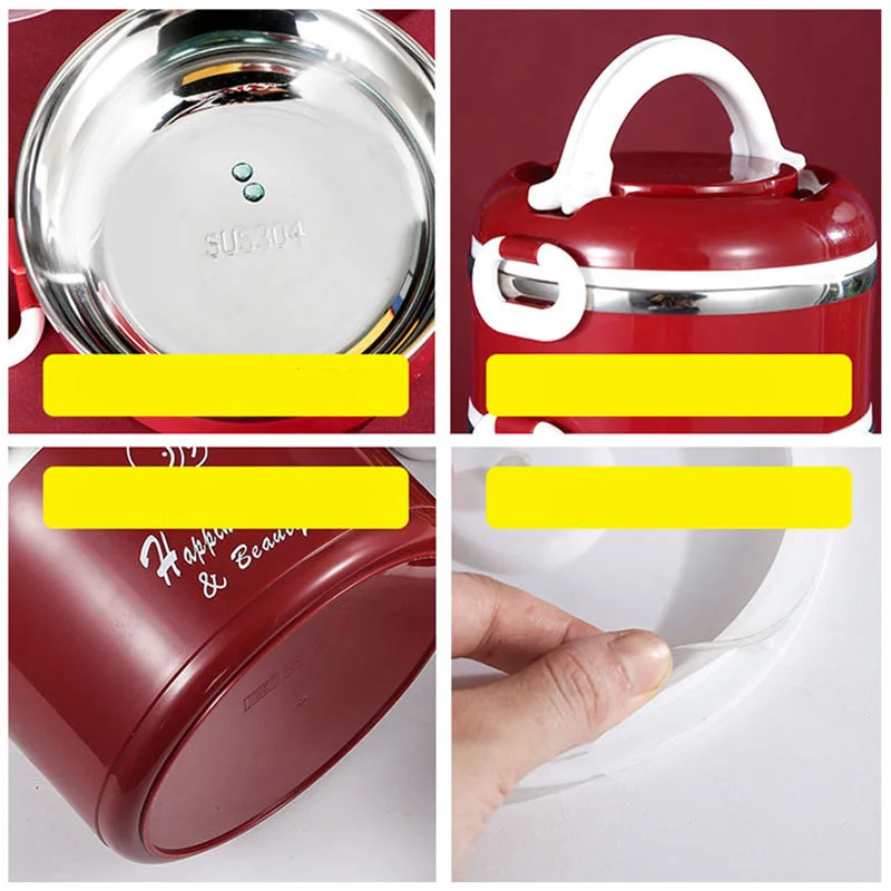 Stainless Steel Insulation Lunch Box Leak-proof Office Lunch Box Adult Student Lunch Box 1-4 Layer Sealed Insulation Barrel
Stainless Steel Insulation Lunch Box Leak-proof Office Lunch Box Adult Student Lunch Box 1-4 Layer Sealed Insulation Barrel