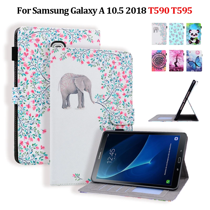 Tablet For Samsung Galaxy Tab A 10.5 Case SM-T590 SM-T595 Cute Bear Elephant Panda Leather Cover For Galaxy Tab A 10.5 2018 Case
Tablet For Samsung Galaxy Tab A 10.5 Case SM-T590 SM-T595 Cute Bear Elephant Panda Leather Cover For Galaxy Tab A 10.5 2018 Case