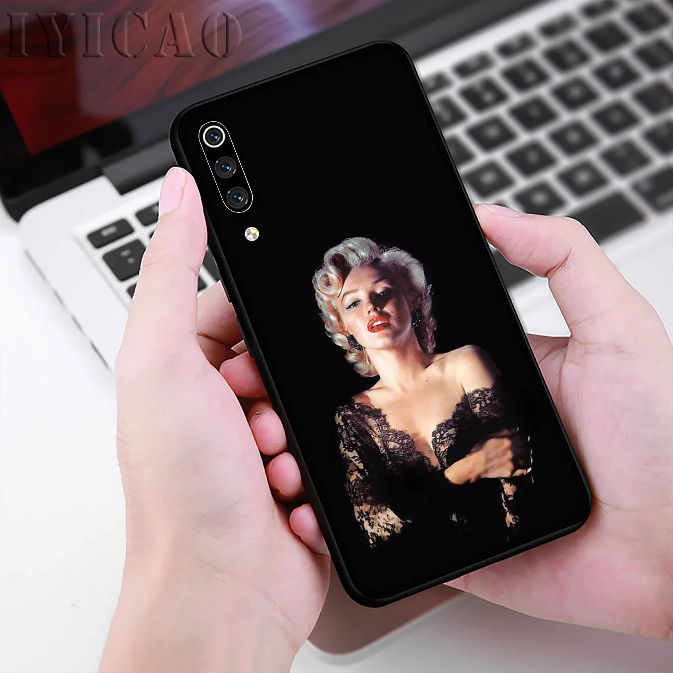 IYICAO Marilyn Monroe Soft Silicone Phone Case for Xiaomi Mi 10 9 9T A3 Pro 8 SE A2 Lite A1 CC9 CC9E 6 pocophone f1 Mi10 Cover | Мобильные