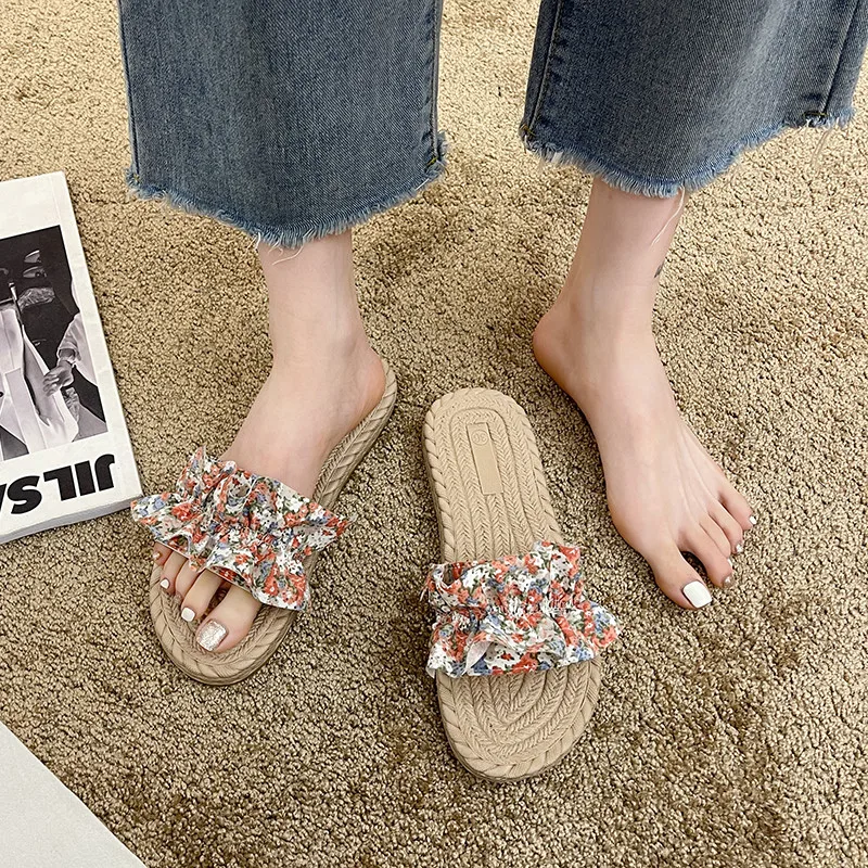 Shoes Slippers Flat Slipers Women Slides Fashion 2021 Luxury Soft Summer Fabric Rome Basic PU Cotton Shoes Ladies' Slippers Luxu
Shoes Slippers Flat Slipers Women Slides Fashion 2021 Luxury Soft Summer Fabric Rome Basic PU Cotton Shoes Ladies' Slippers Luxu
