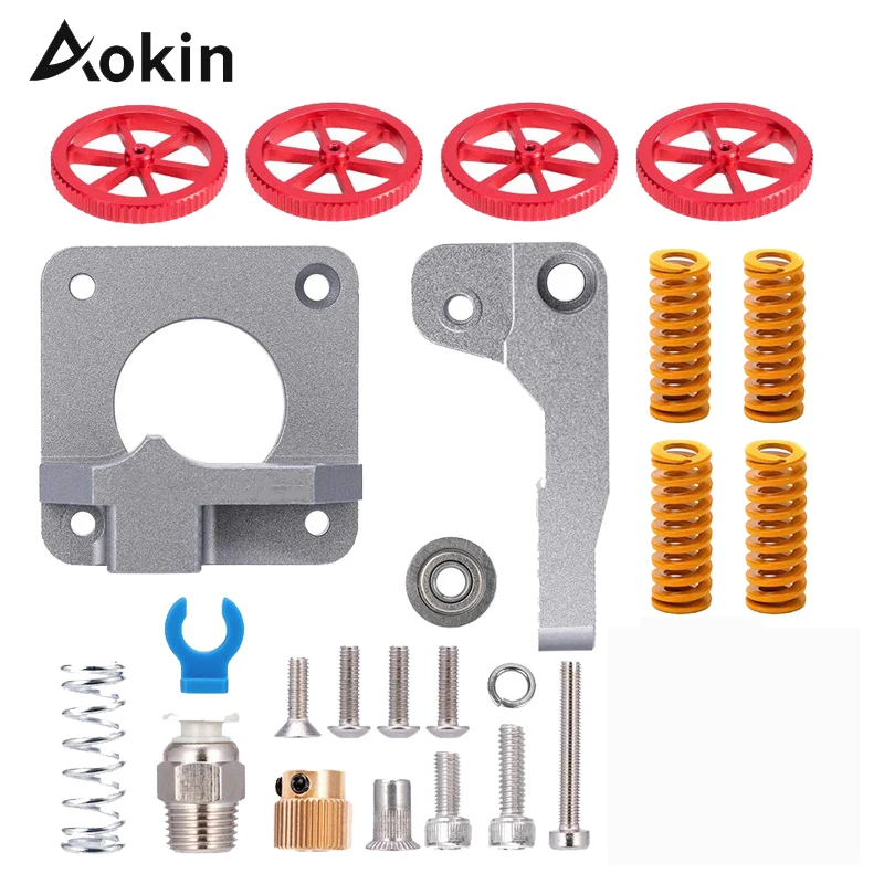 Metal MK-8 Extruder Feeder Drive 3D Printer 4PCS Aluminum Leveling Hand Twist Nut for Ender 3 / Ender 3 Pro/Ender 5
Metal MK-8 Extruder Feeder Drive 3D Printer 4PCS Aluminum Leveling Hand Twist Nut for Ender 3 / Ender 3 Pro/Ender 5