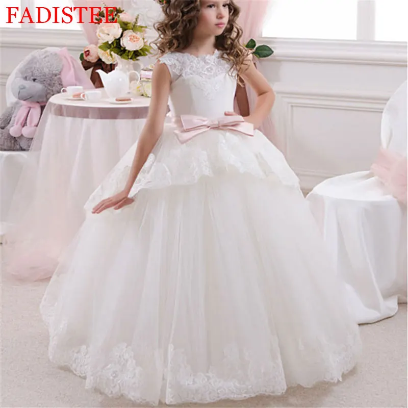 Lace Appliques Flower Girl Dresses Sleeveless Girl Wedding Party Dress First Communion Dress O-neck Girls Dress
Lace Appliques Flower Girl Dresses Sleeveless Girl Wedding Party Dress First Communion Dress O-neck Girls Dress