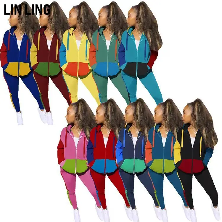 LINLING Hooded Collar Solid Full Sleeve Zippered Pocket Stitched Top with Leggings Casual Commuter Suit
LINLING Hooded Collar Solid Full Sleeve Zippered Pocket Stitched Top with Leggings Casual Commuter Suit