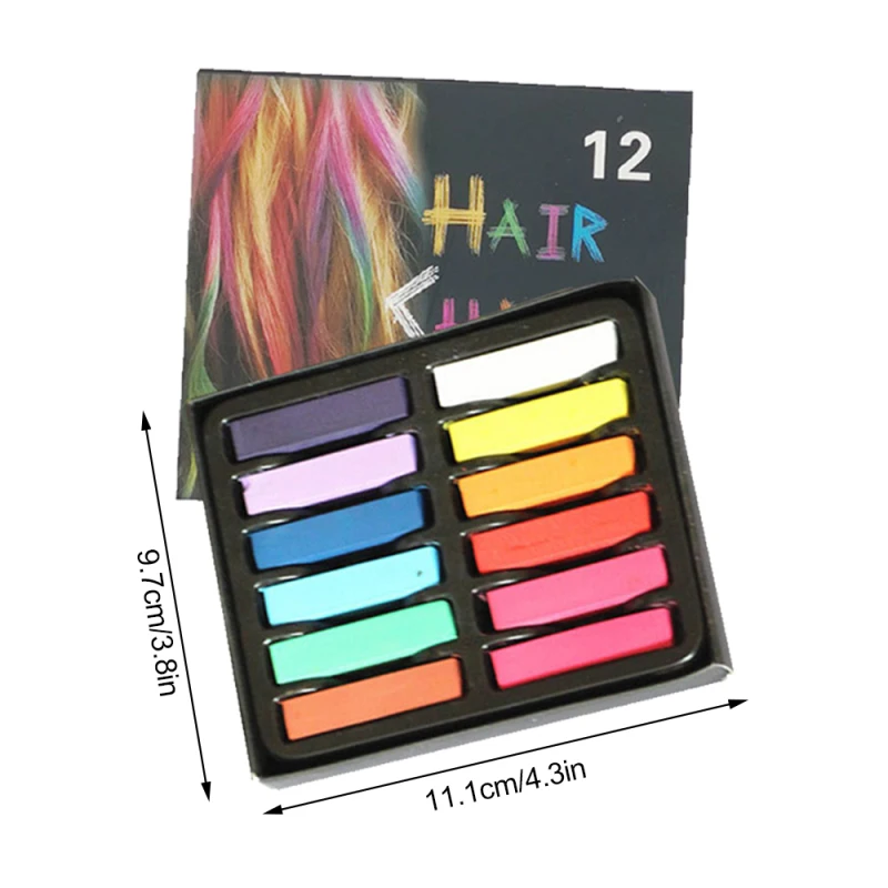 Hair Dye Stick 12 Colors/each Set Of 2020 New Female Girl Non-toxic Temporary Salon Set Pastel Chalk Color Powder Chalk For Hair
Hair Dye Stick 12 Colors/each Set Of 2020 New Female Girl Non-toxic Temporary Salon Set Pastel Chalk Color Powder Chalk For Hair