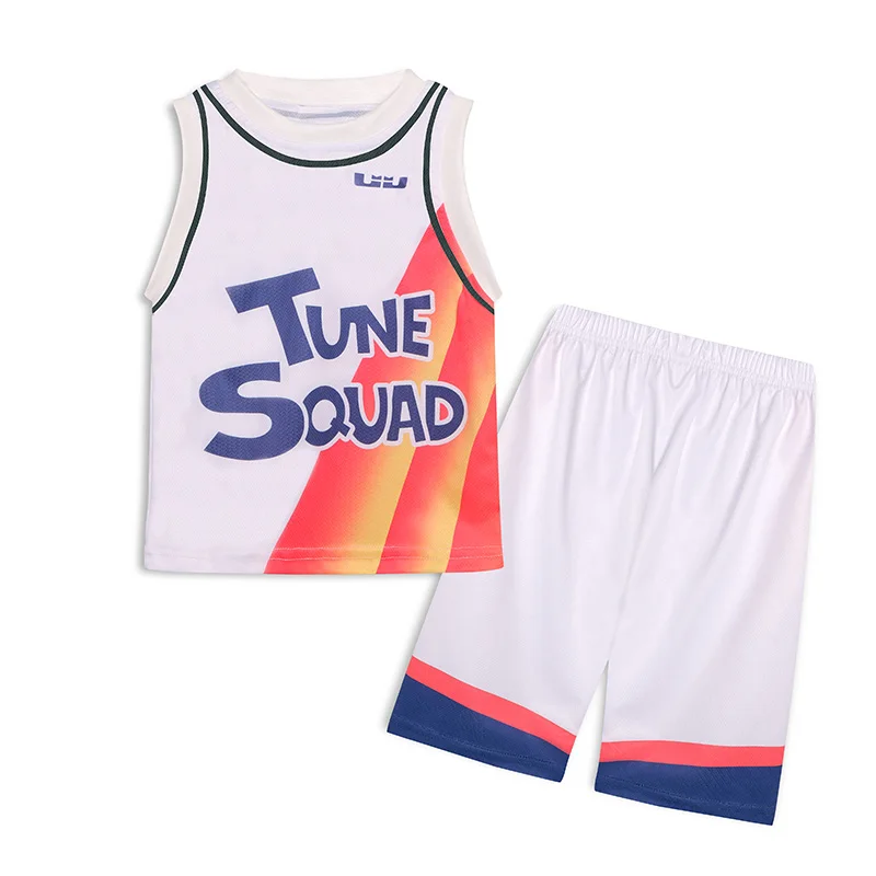 Kids Costume Movie Space Jam Kids Jersey Vest Shirt Shorts Boys Girls Cos Squads Suit Summer Teens Fashion Sportswear Clothes
Kids Costume Movie Space Jam Kids Jersey Vest Shirt Shorts Boys Girls Cos Squads Suit Summer Teens Fashion Sportswear Clothes