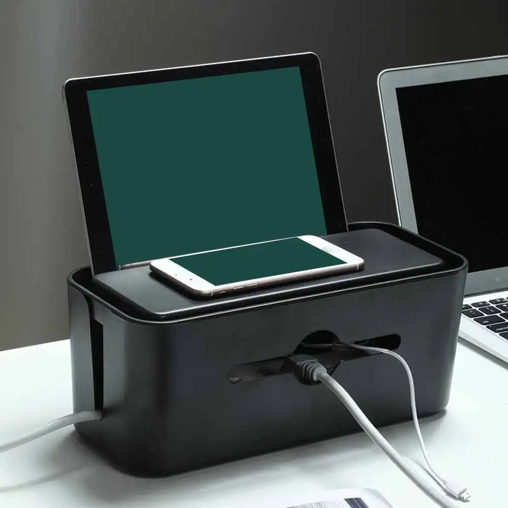 Storage Box Phone Holder Power Strip Box for Adapter Cable / Charging Cable / USB Network Hub Cable Management Box
Storage Box Phone Holder Power Strip Box for Adapter Cable / Charging Cable / USB Network Hub Cable Management Box