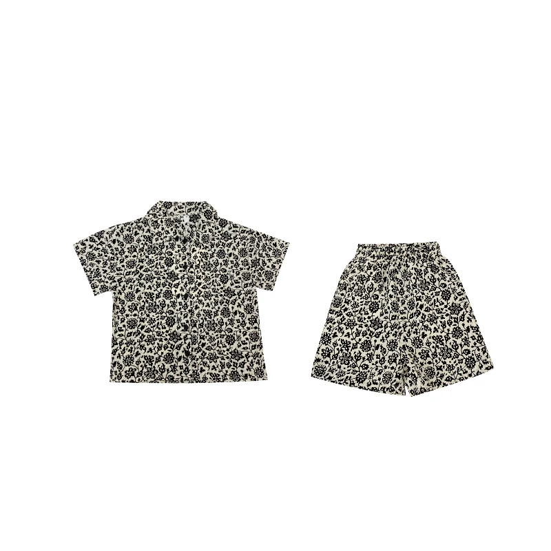 Mila Chou 2021 Summer Girls Floral Shorts Shirt Set Children's Thin Short-sleeved Shirt Shorts Kids Two-piece Clothing Suit 2-8Y
Mila Chou 2021 Summer Girls Floral Shorts Shirt Set Children's Thin Short-sleeved Shirt Shorts Kids Two-piece Clothing Suit 2-8Y