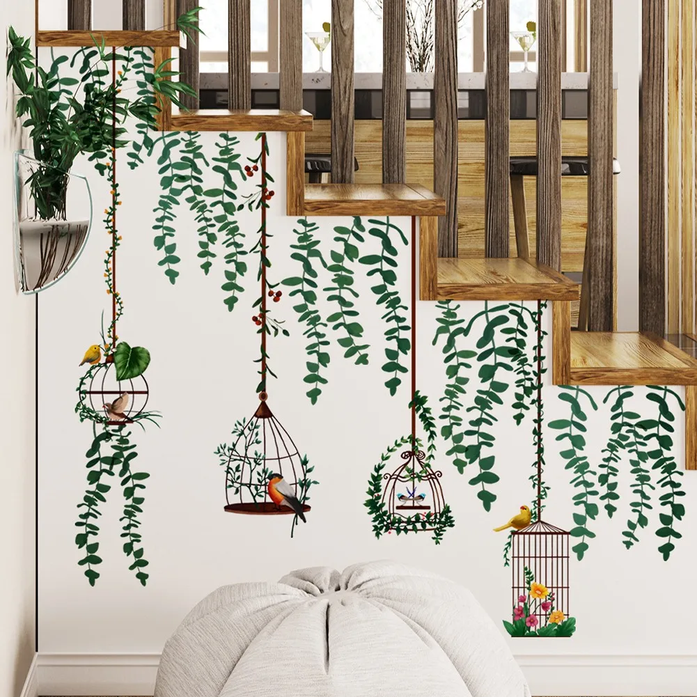 1 Set Wall Stickers Birdcage Plant Wall Sticker Self Adhesives Decal Kids Room Nursery Art Mural Gifts Stickers Removable Home D
1 Set Wall Stickers Birdcage Plant Wall Sticker Self Adhesives Decal Kids Room Nursery Art Mural Gifts Stickers Removable Home D
