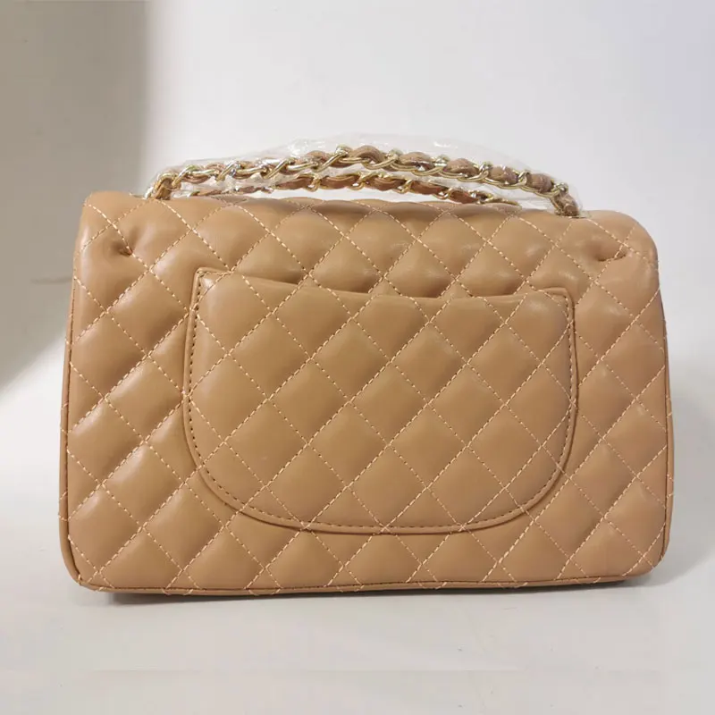Fashion Handbag Chain Pack Lattice Office Bag Women Bag Khaki colors Crossbody Single Shoulder Chain Single Shoulder Bag
Fashion Handbag Chain Pack Lattice Office Bag Women Bag Khaki colors Crossbody Single Shoulder Chain Single Shoulder Bag