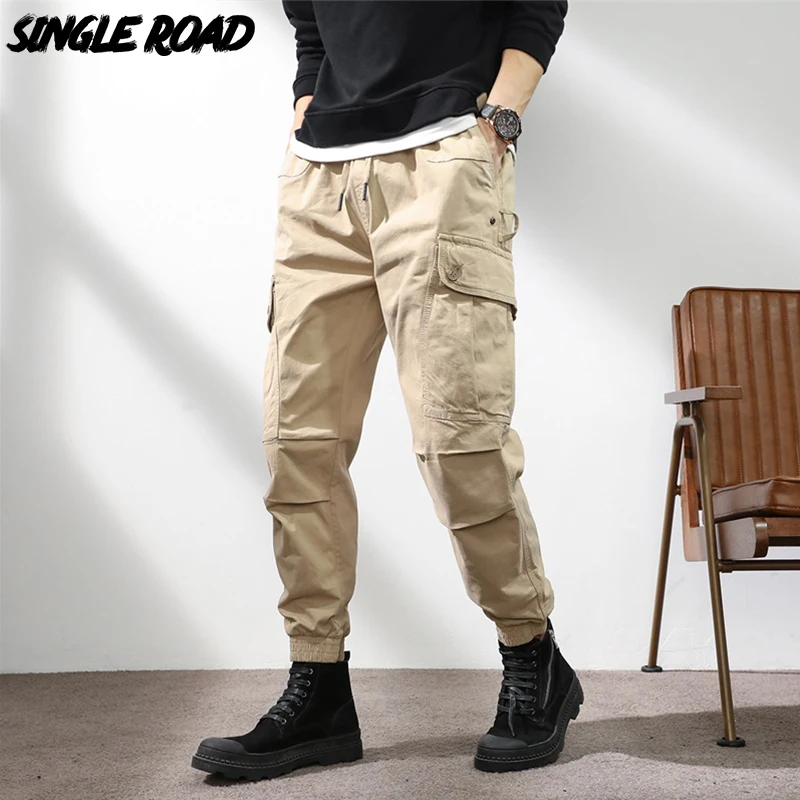Single Road Mens Cargo Pants Men 2022 Multi Pockets Fashion Baggy Joggers Hip Hop Japanese Streetwear Solid Trousers For Men
Single Road Mens Cargo Pants Men 2022 Multi Pockets Fashion Baggy Joggers Hip Hop Japanese Streetwear Solid Trousers For Men