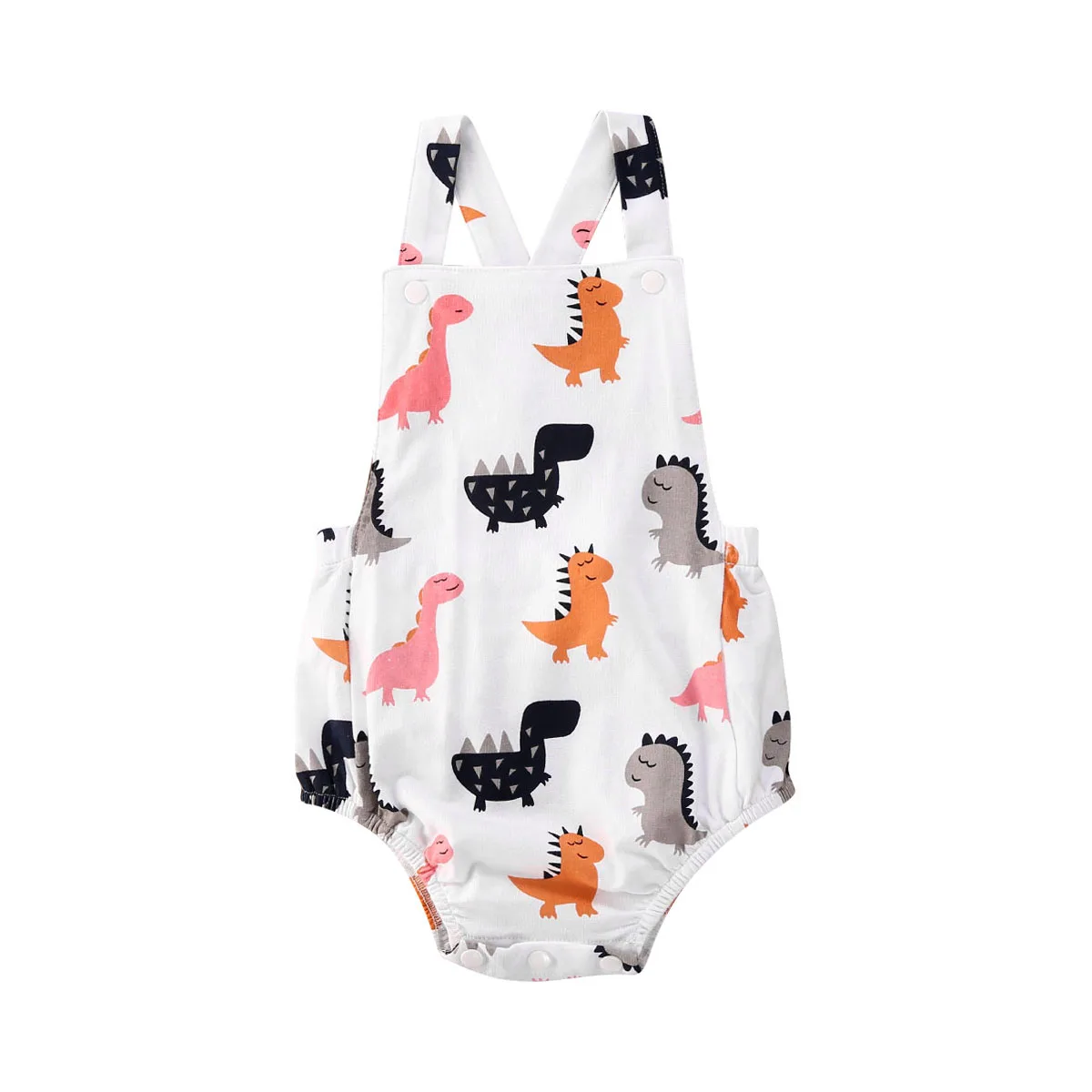 0-18M Baby Bodysuit Summer Newborn Baby Boy Girl Clothes Dinosaur Print Sleeveless Strap Jumpsuit Cute Baby Clothes
0-18M Baby Bodysuit Summer Newborn Baby Boy Girl Clothes Dinosaur Print Sleeveless Strap Jumpsuit Cute Baby Clothes