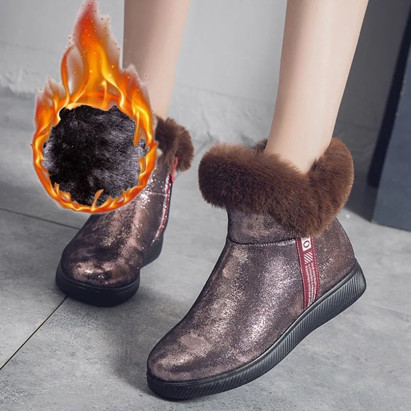Women's Winter Boots Sequined Snow Boots Thick-soled Warm Women's Boots Cotton Velvet Shoes Plus Size Women's Shoes New
Women's Winter Boots Sequined Snow Boots Thick-soled Warm Women's Boots Cotton Velvet Shoes Plus Size Women's Shoes New