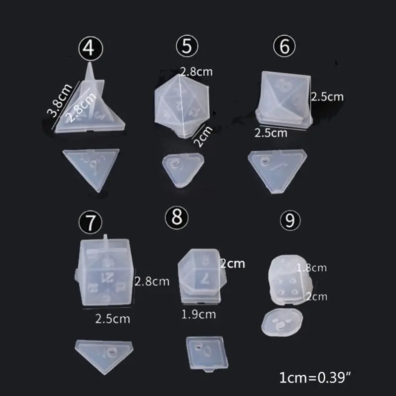 DIY Crystal Epoxy Mold Dice Fillet Shape Multi-spec Digital Game Silicone Mould J29 21 Dropshipping
DIY Crystal Epoxy Mold Dice Fillet Shape Multi-spec Digital Game Silicone Mould J29 21 Dropshipping