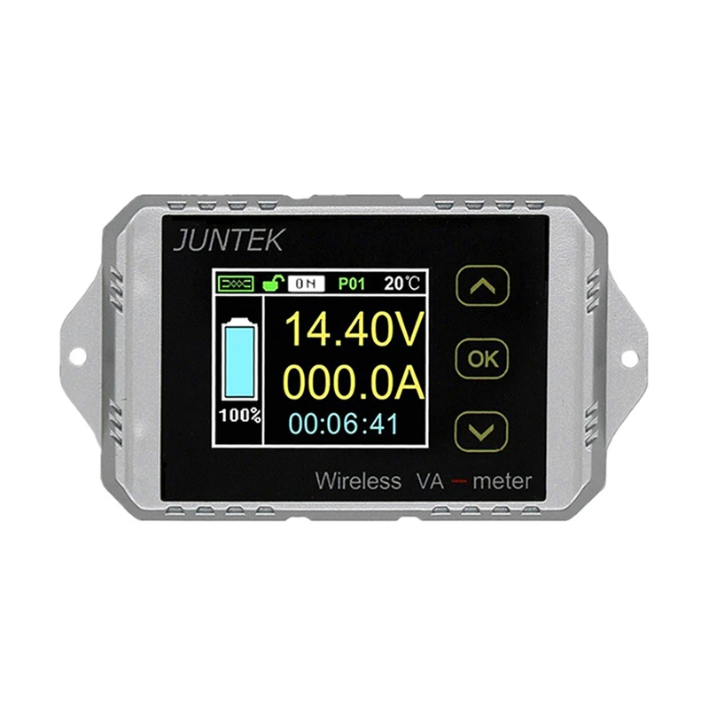 JUNTEK VAT1300 100V 300A Wireless Voltage and Current Meter Car Battery Monitoring Battery Coulomb Counter VA Meter
JUNTEK VAT1300 100V 300A Wireless Voltage and Current Meter Car Battery Monitoring Battery Coulomb Counter VA Meter