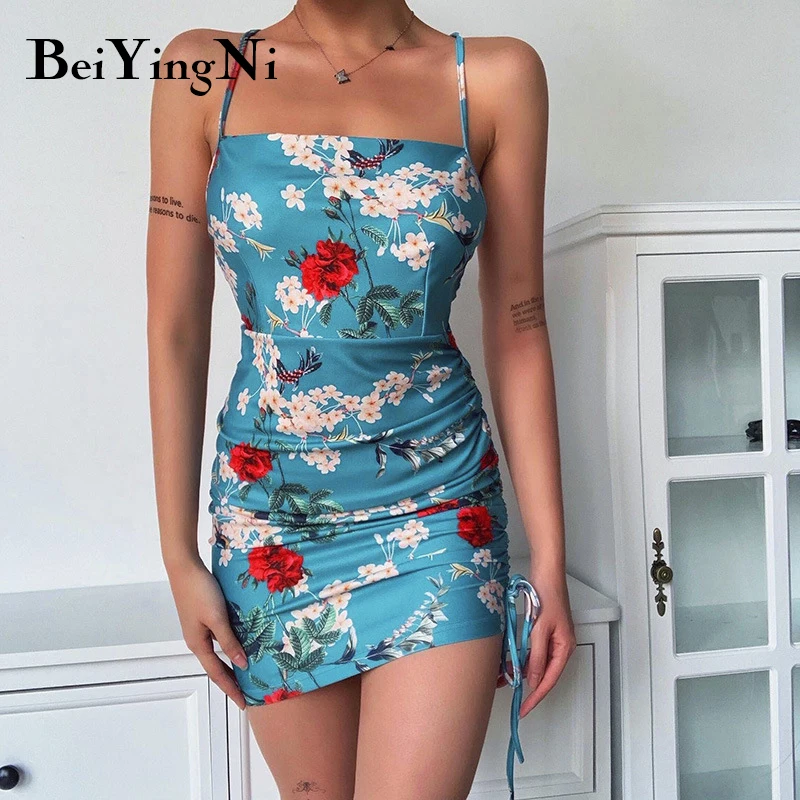 Beiyingni Summer 2021 Sexy Club Party Mini Dress Women Backless Floral Printed Off Shoulder Strap Bodycon Dresses Ladies Clothes
Beiyingni Summer 2021 Sexy Club Party Mini Dress Women Backless Floral Printed Off Shoulder Strap Bodycon Dresses Ladies Clothes
