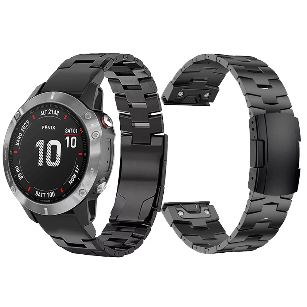 For Garmin Tactix Delta Quick Fit Titanium alloy Strap Band Fenix 6X Metal Stainless steel Watchband Quick Release Belt Bracelet
For Garmin Tactix Delta Quick Fit Titanium alloy Strap Band Fenix 6X Metal Stainless steel Watchband Quick Release Belt Bracelet