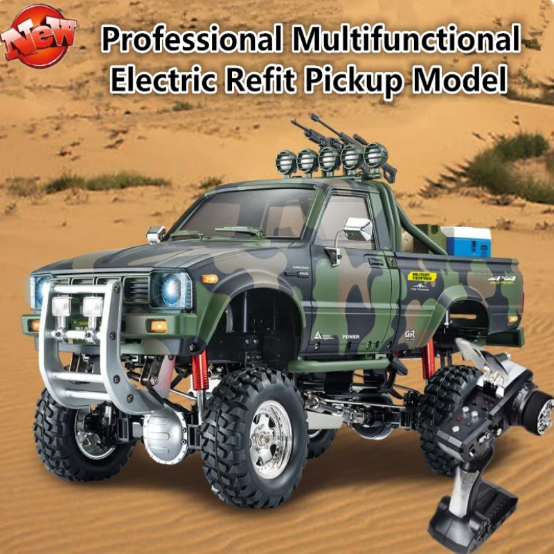 High Speed Professional Car 30KM/H With 540 Motor 3 Speed Changer Metal shaft Drive 2.4G 4WD Pickup Remote Control Rally Car
High Speed Professional Car 30KM/H With 540 Motor 3 Speed Changer Metal shaft Drive 2.4G 4WD Pickup Remote Control Rally Car