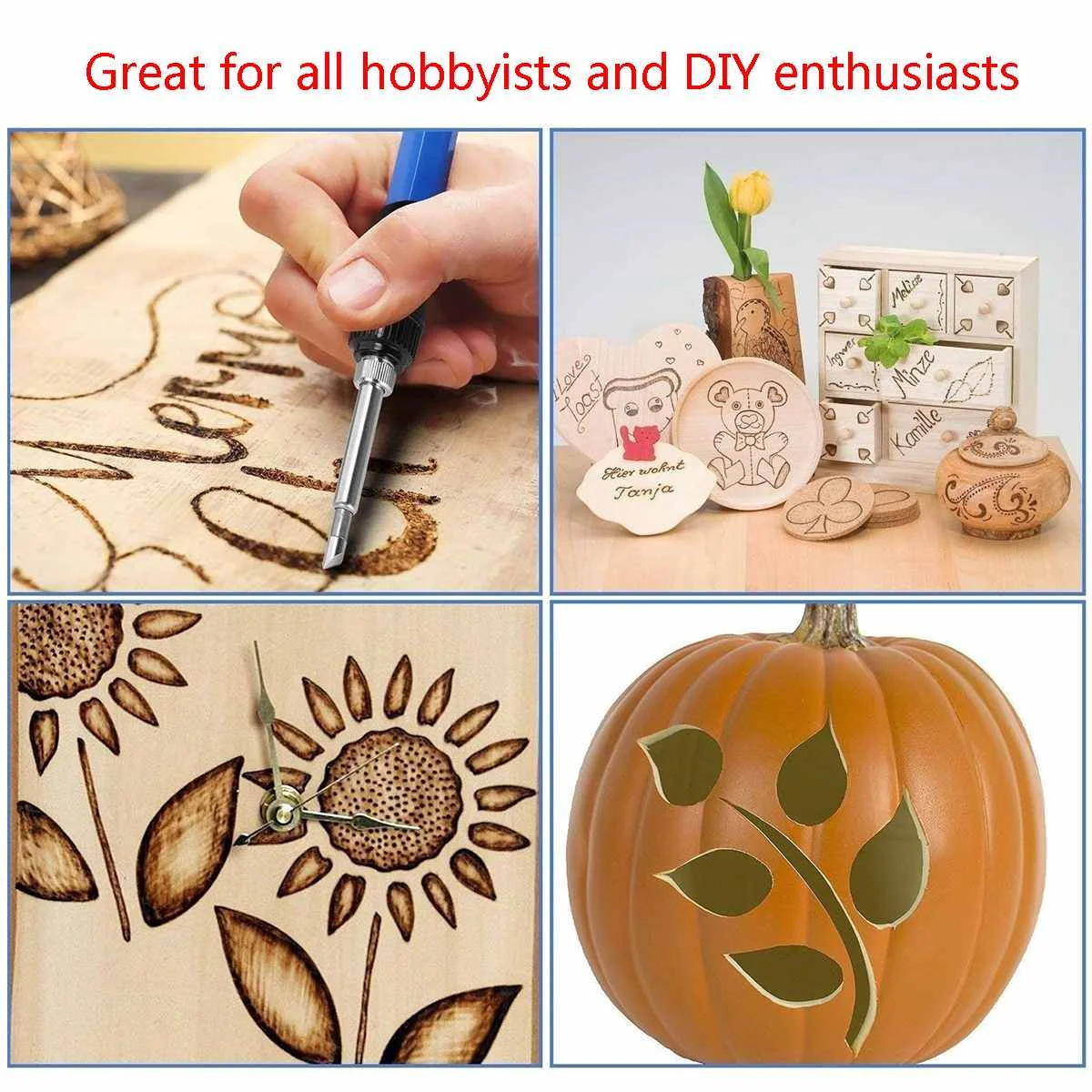 52pcs 60W Adjustable Temperature Electric Soldering Iron kit 220/110V Wood Burning Pen Rework Station Heat Pencil Repair Tools
52pcs 60W Adjustable Temperature Electric Soldering Iron kit 220/110V Wood Burning Pen Rework Station Heat Pencil Repair Tools
