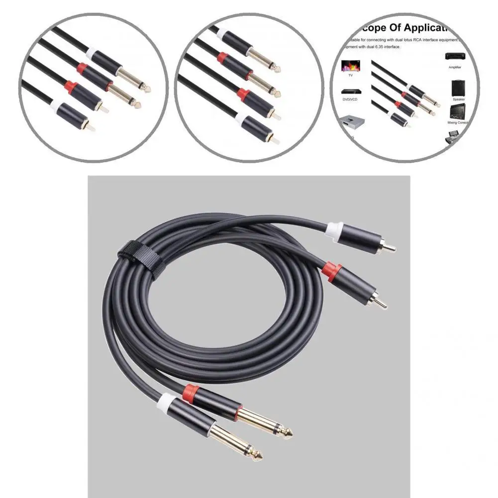 Аудио шнур удобный практичный отличный звук 2 RCA штекер до 2x6,35 мм штекер AUX кабель провод
Аудио шнур удобный практичный отличный звук 2 RCA штекер до 2x6,35 мм штекер AUX кабель провод