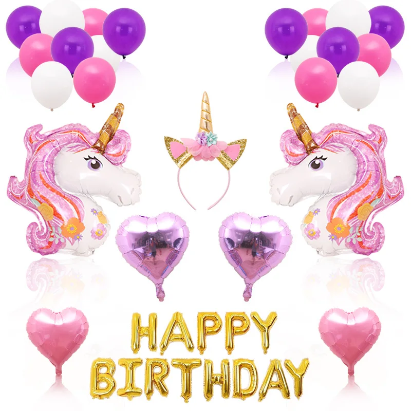 Unicorn Foil Happy Birthday Balloon letter Flag Party Supplies Set Baby Shower Decoration Girl Faovr Large Helium Foil Balloon
Unicorn Foil Happy Birthday Balloon letter Flag Party Supplies Set Baby Shower Decoration Girl Faovr Large Helium Foil Balloon