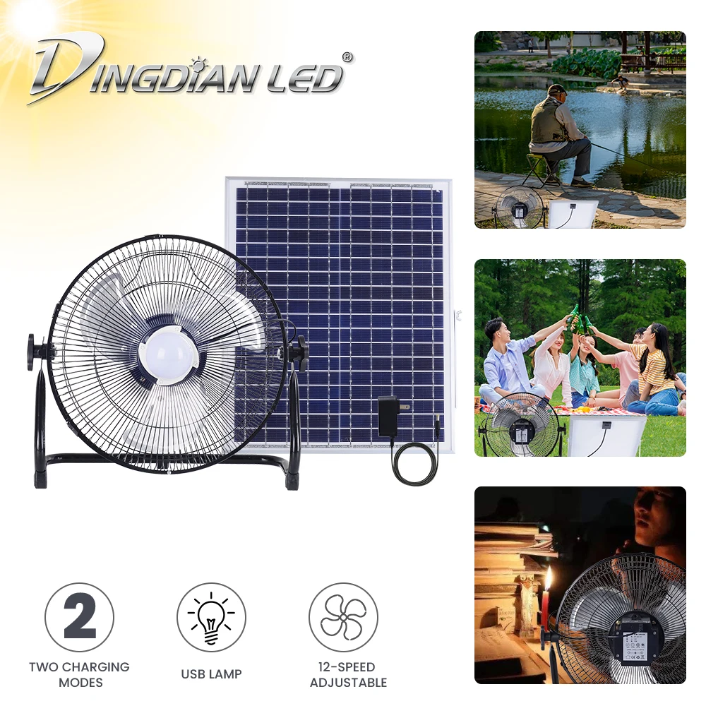 Solar Charging Mobile Fan Light Bulb DC12V USB Rechargeable Fan 20W Outdoor Mini Fan Battery for Camping Carp Bivvy Fishing
Solar Charging Mobile Fan Light Bulb DC12V USB Rechargeable Fan 20W Outdoor Mini Fan Battery for Camping Carp Bivvy Fishing