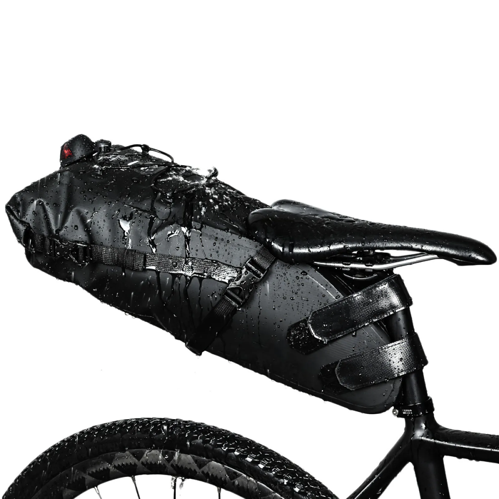 

10L Large Capacity Bike Saddle Bag Waterproof Bicycle Tail Rear Bag Stable Under Seat Bag Cycling MTB Road Trunk Bike Packing