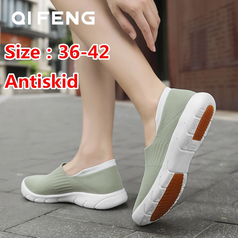 Hot Sale Running Shoes Woman Spring Sport Shoes Large Size Summer New Mesh Sneakers Breatheable Sock Sneaker Women Flats Slip On 
Hot Sale Running Shoes Woman Spring Sport Shoes Large Size Summer New Mesh Sneakers Breatheable Sock Sneaker Women Flats Slip On
