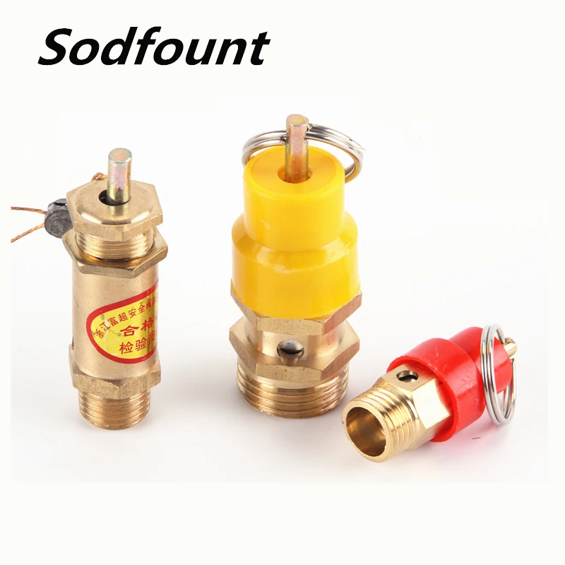 1pcs 8KG 1/8" 1/4" 3/8" 1/2" BSPT Air Compressor Pressure Relief Valve Safety Release Valves
1pcs 8KG 1/8" 1/4" 3/8" 1/2" BSPT Air Compressor Pressure Relief Valve Safety Release Valves