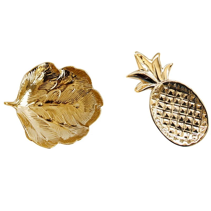 2PCS Women's Dressing Table Small Objects Small Jewelry Earrings Ring Storage Tray, Maple Leaf & Small Pineapple
2PCS Women's Dressing Table Small Objects Small Jewelry Earrings Ring Storage Tray, Maple Leaf & Small Pineapple
