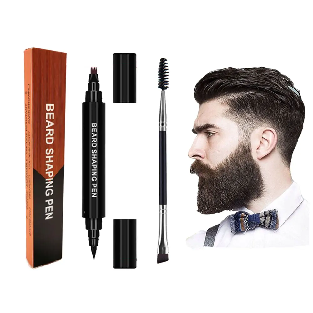 2PCS Beard Filler Pen Pencil Brush Filling Beard Brush Kit Long-Lasting Waterproof Black For Gaps Thin Patchy Men Gift
2PCS Beard Filler Pen Pencil Brush Filling Beard Brush Kit Long-Lasting Waterproof Black For Gaps Thin Patchy Men Gift