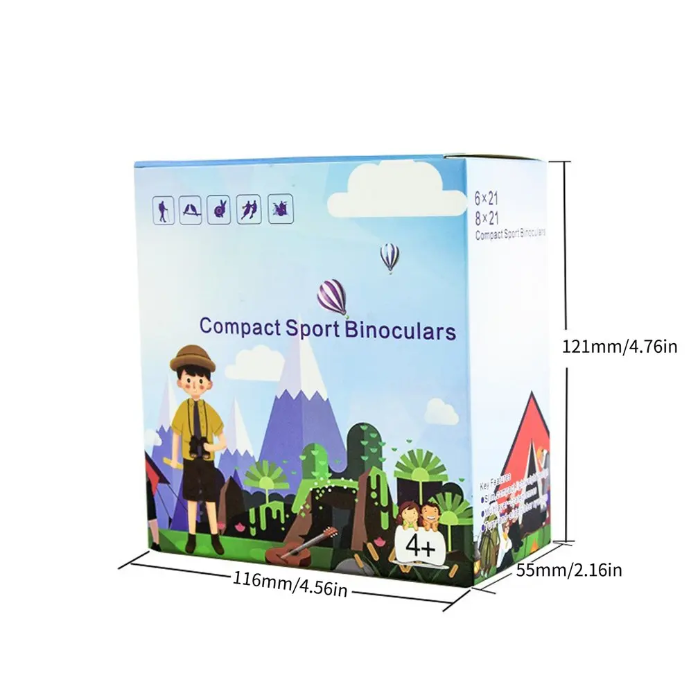 Non-slip Rubber 8X21 Binoculars Portable Accessories Outdoor Children's Gifts
Non-slip Rubber 8X21 Binoculars Portable Accessories Outdoor Children's Gifts