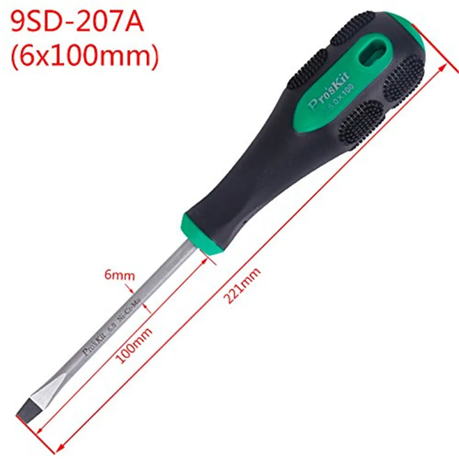 9SD-207AFlat Screwdriver (-6 6x100 mm) Hand Tools Home Repair Screwdrivers Repair
9SD-207AFlat Screwdriver (-6 6x100 mm) Hand Tools Home Repair Screwdrivers Repair