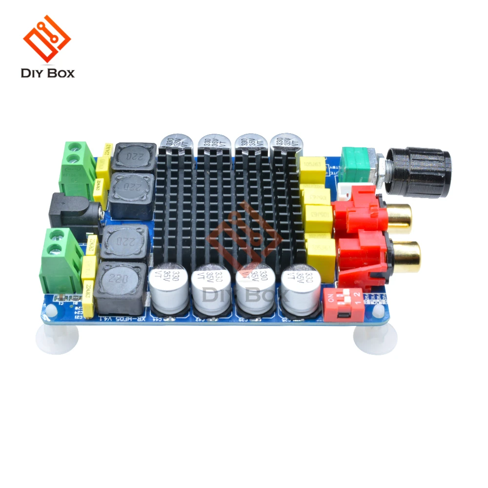 TDA7498 Digital Audio Amplifier Board DC 24V 2*100W High Power Dual-Channel class d amplifier board diy kit volume control
TDA7498 Digital Audio Amplifier Board DC 24V 2*100W High Power Dual-Channel class d amplifier board diy kit volume control