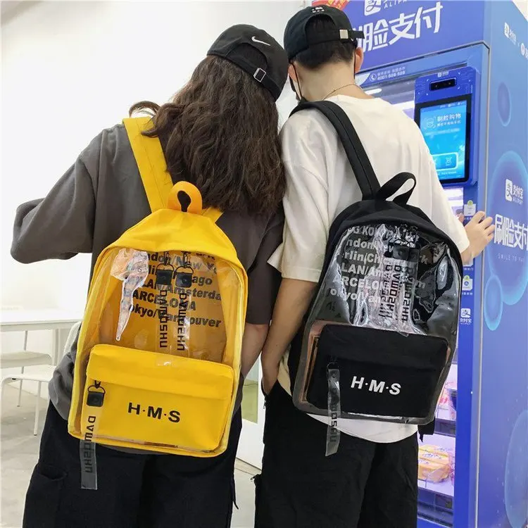 Women School Backpacks for Girls 2020 New Fashion Transparent School Students Bookbag Large Capacity Laptop Travel Backpack
Women School Backpacks for Girls 2020 New Fashion Transparent School Students Bookbag Large Capacity Laptop Travel Backpack