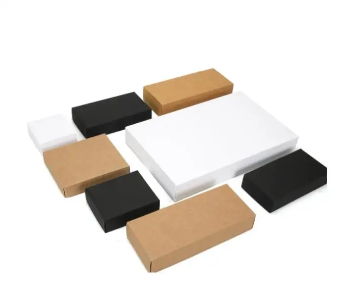 10pcs Small Black white Kraft paper gift cardboard packaging paper box Craft carton package for packing handmade soap/candy box
10pcs Small Black white Kraft paper gift cardboard packaging paper box Craft carton package for packing handmade soap/candy box