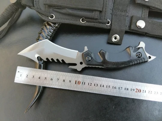 Outdoor Self-defense Military Straight Knife Field Survival Portable Knife G10 Handle Hunting Knife
Outdoor Self-defense Military Straight Knife Field Survival Portable Knife G10 Handle Hunting Knife