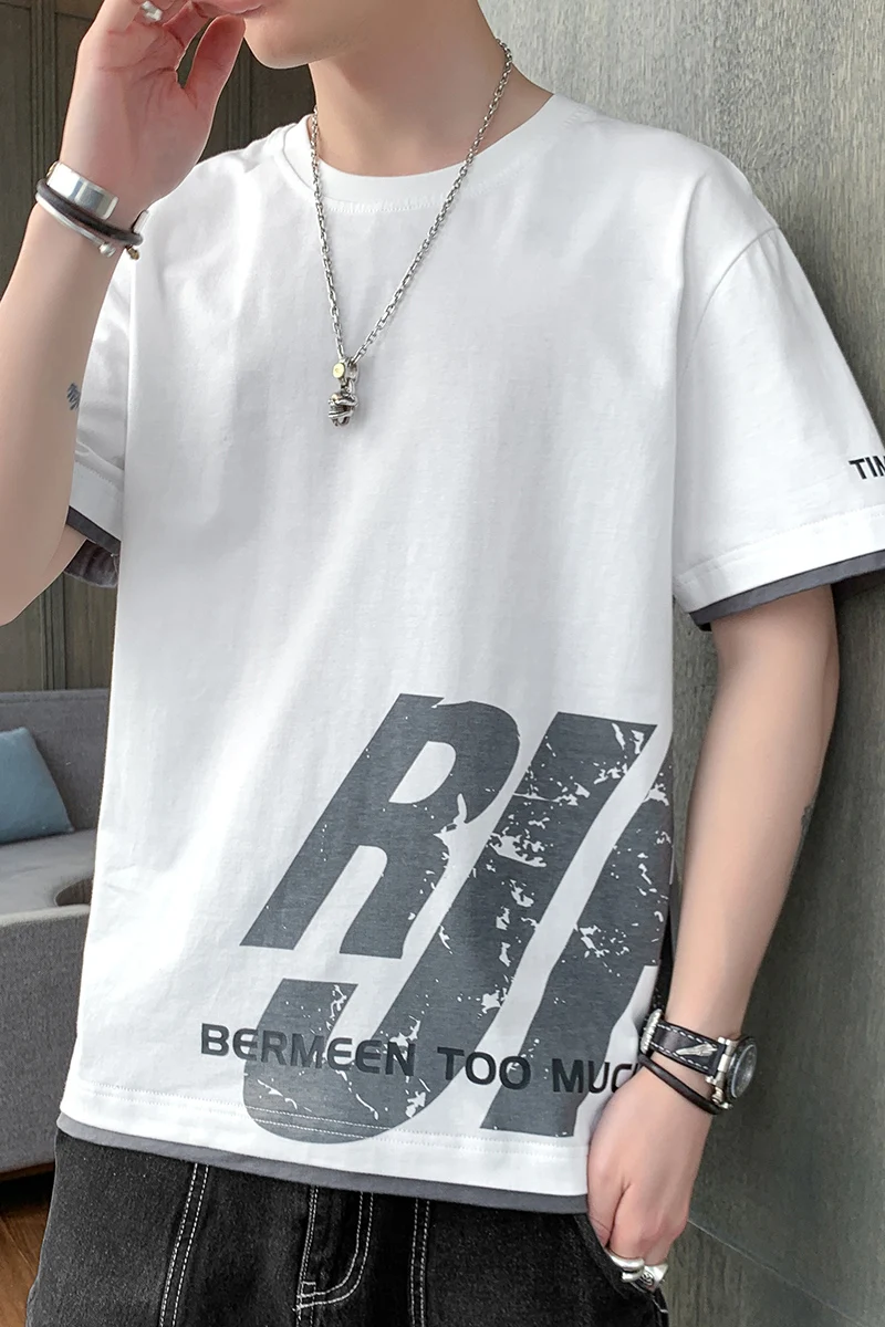 Men's Short-sleeved T-shirt Trend 2021 Summer Loose Half-sleeved Couple Boys Pure Cotton Ins Tide Brand Compassionate Clothes
Men's Short-sleeved T-shirt Trend 2021 Summer Loose Half-sleeved Couple Boys Pure Cotton Ins Tide Brand Compassionate Clothes